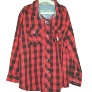US Polo Assn Boys size 5/6 button shirt